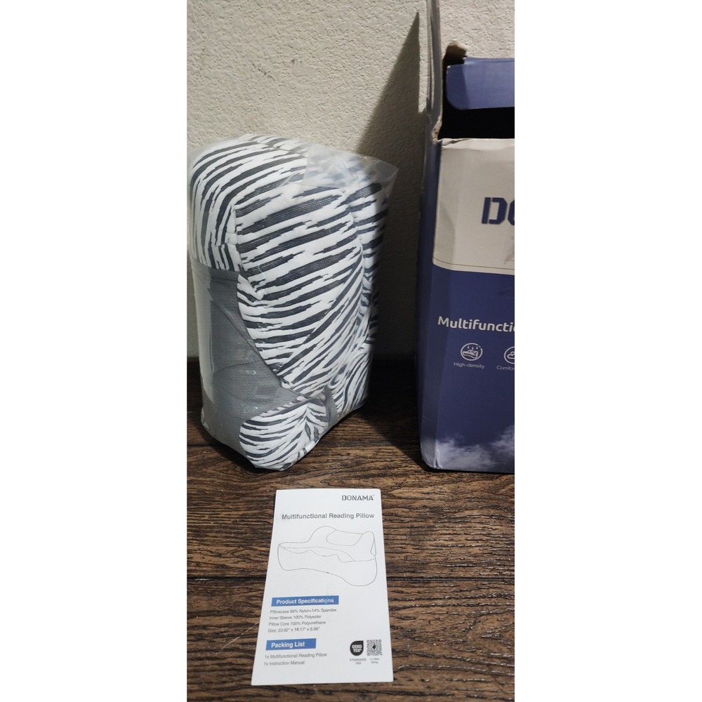 DONAMA‎ Reading Pillow for Gaming, Lap Desk Pillow for Laptop, Portable Soft